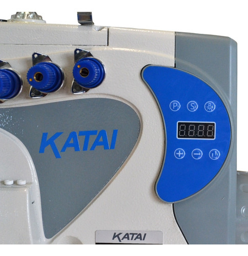 Imagen 3 de 3 de Overlock Industrial 5 Hilos 110v Con Motor Servo F5-5d Katai