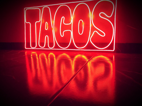 Letrero Led Neon Tacos