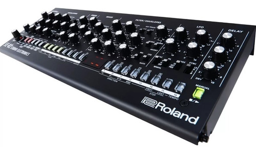 Se02 Roland Sintetizador Analógico Sonido Vintage Full Color Negro