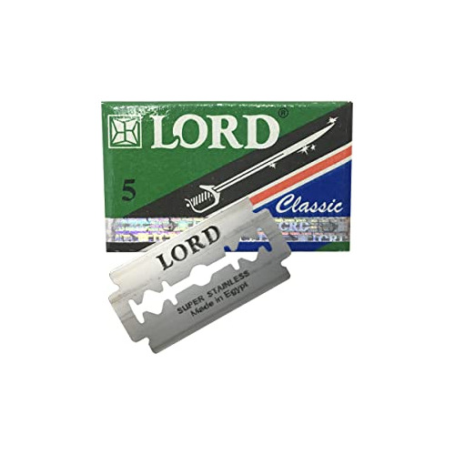 50 Lord Super Inox Clásica Cuchillas De Seguridad De 8br2t