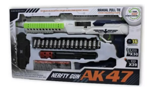 Pistola Juguete De Dardos Nerfty Gun Ak47