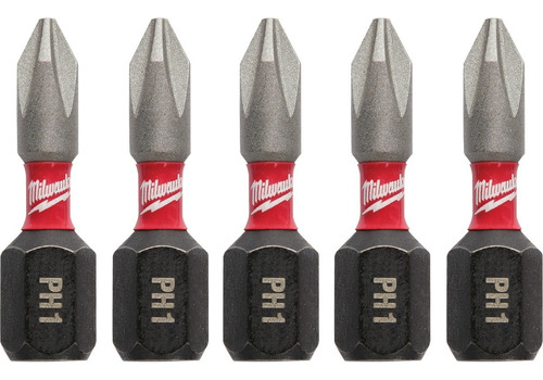 Shockwave Phillips Ph1 X 1 5 unidades Milwaukee 48324661 bits