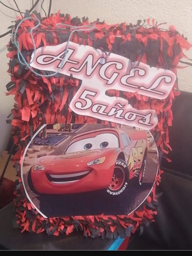 Piñata Cumpleaños Tematica Cars