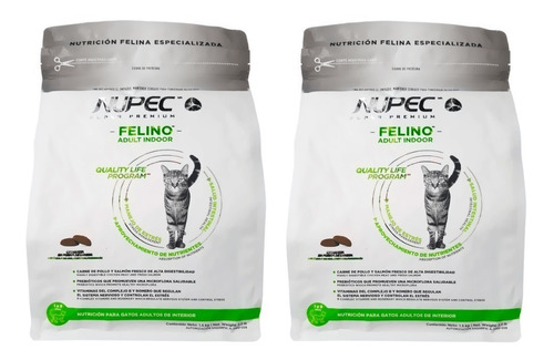 Nupec Indoor Adulto 05 Gato 1.5kg Alimento Pienso Felino *