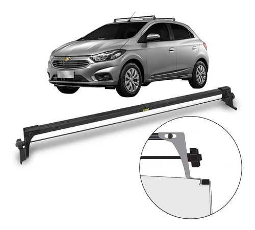 Rack De Teto Bagageiro Aço Chevrolet Onix 2013 