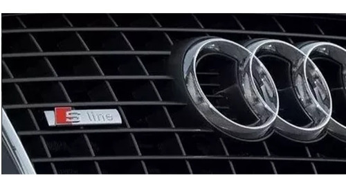 Emblema Audi Sline Parrilla A1 A3 A4 A5 A6 Q1 Q5 Q6 Tt Q3 Rs