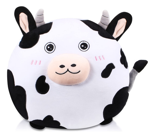 Queekay Almohada De Peluche De Vaca De 12 Pulgadas, Animale