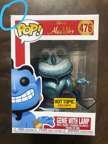 Genie With Lamp - Aladdin # 476 Funko Pop! Diamond +7