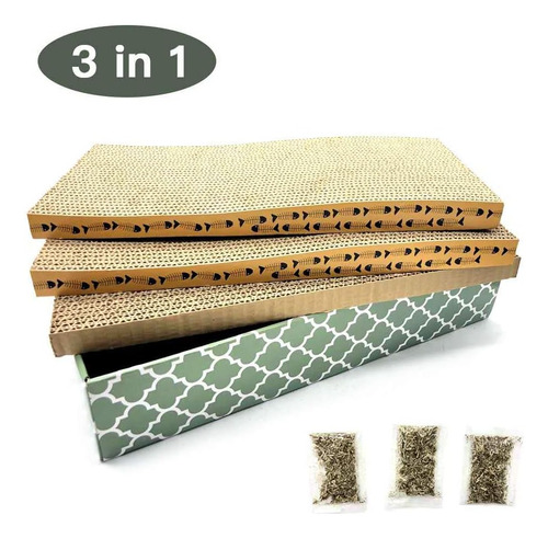 Almohadillas De Rascar De Carton Cat Scratcher Scratch Lo...