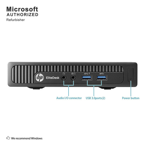 Mini Pc Hp Tiny Elitedesk A8 Pro 8600b+8 Gb Ram+500gb Hdd