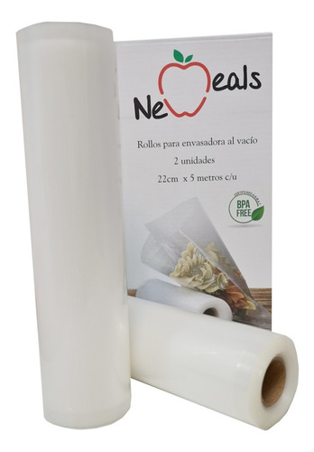 Imagen 2 de 5 de Rollos Bolsa Para Envasadora Al Vacío Rollo 22cm X 10 Cajas