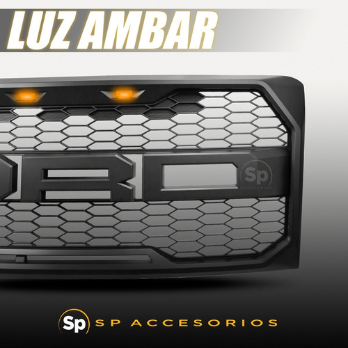 Imagen 4 de 9 de Parrilla Tipo Raptor Ford Lobo F150 2010 Con Led