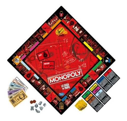 Imagen 2 de 5 de Juego De Mesa Monopolio Casa De Papel Español