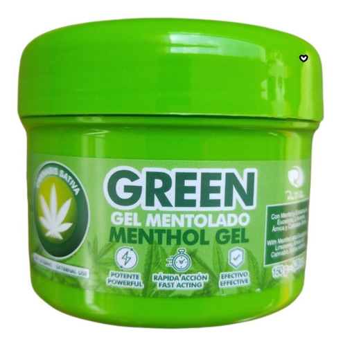 Green Gel Mentolado 150 G - g a $140