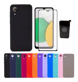 Capinha Capa Case Para Samsung Galaxy A03 Core + 2 Película