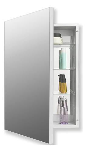Botiquín De Aluminio Para Baño De 22 X 30 Pulgadas, Gabinete