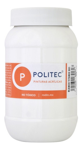 Pintura Acrílica Politec Bote 500 Ml Colores A Elegir