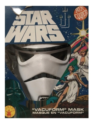 Máscara Completa Star Wars Ben Cooper Stormtrooper Xtrmc Color Negro