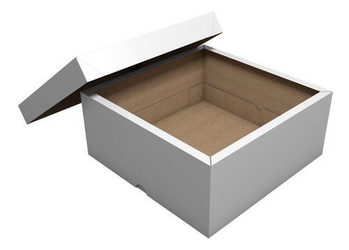 Imagem 2 de 4 de 25 Caixas Para Bolos Ou Tortas 25x25x15cm