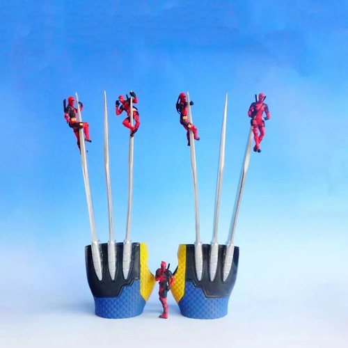 . Deadpool Y Wolverine Guantes De Garra De Wolverine