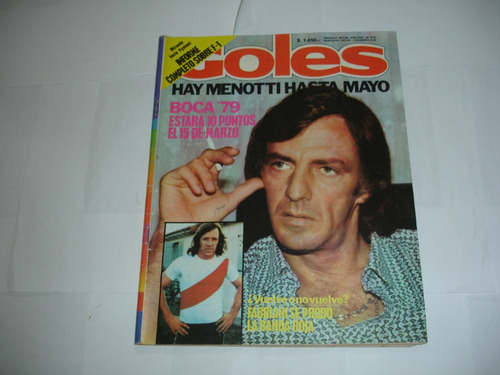 Revista Goles 1572 River 4 Checoslovaquia 1 -1979 Excelente 