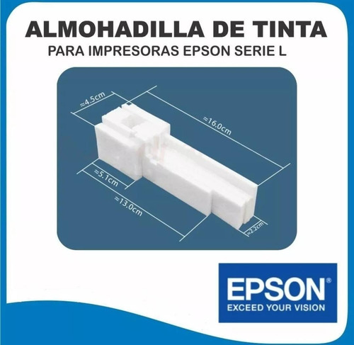 Almohadillas Impresora Epson L120 L210 L355 L375 L380 L455