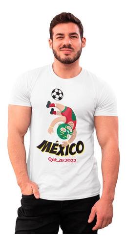 Playera Mundial - Lucha Libre - Máscara- México - Qatar 2022