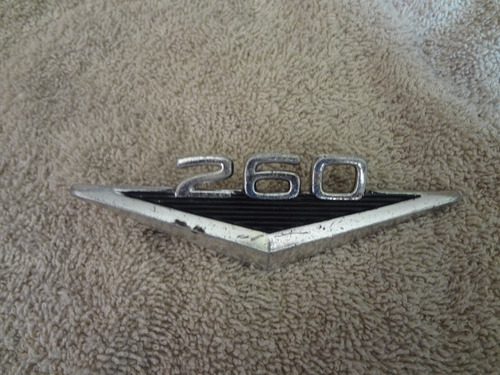 Emblema De Salpicadera 260 Ford Falcon Mustang 60´s Original