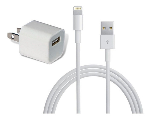 Cargador 5w+cable 2m 8 Pin Para iPhone 5 6 7 8 X 11 12 13 14