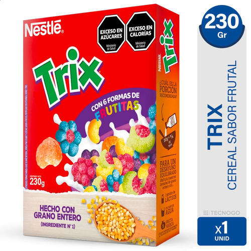 Cereal Trix 230g Nestle Oficial Frutales Comida