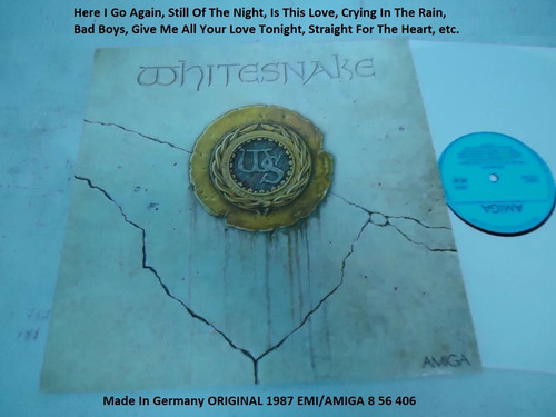 Vinilo Whitesnake 1987 Here I Go Again, Still Of The Night (Usado)