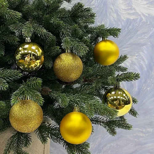 Kit 48 Bolas De Natal Grande Para Arvore Mista Decoração N°6 Kit 48 Bolas De Natal Grande Para Arvore Mista Decoração N°6