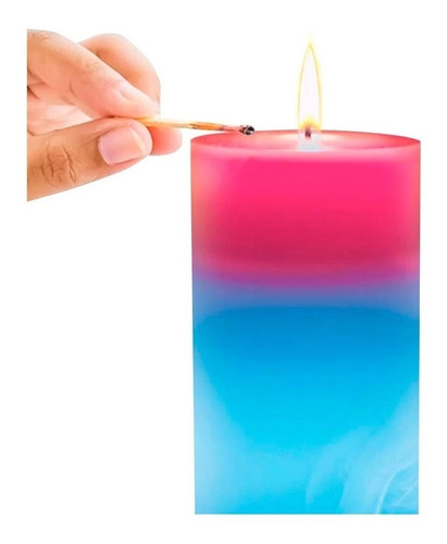 Vela Mágica De Cera Que Cambian De Color Decoración 