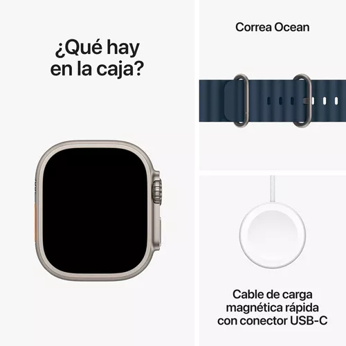 Apple Watch Ultra 2 GPS + Celular 49mm Caixa Titânio com Correia
