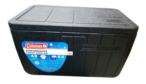 Imagem 2 de 5 de Caixa Térmica Coleman Coller Até 63 Latas All Black 45,4l