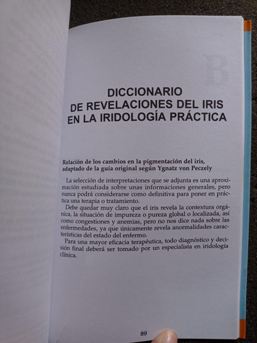 Terapia De La Iridología La Salud Por El Iris - Glen Hardy (Usado)