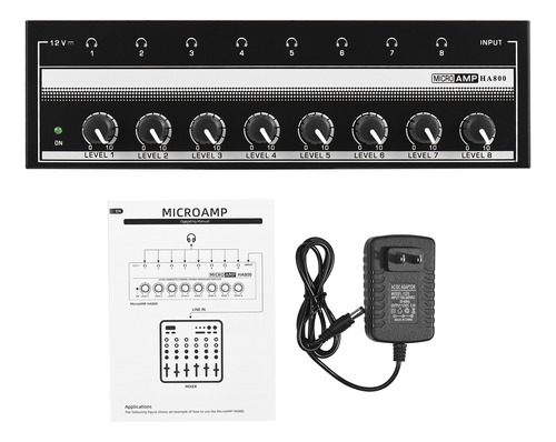 Amplificador.amp. Amplificador De Auriculares Ha800 Ultracom