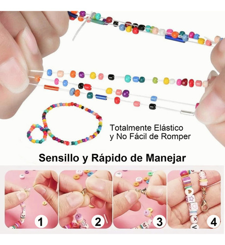 Kits Para Hacer Pulseras De Collar De Bricolaje 6000 Pcs