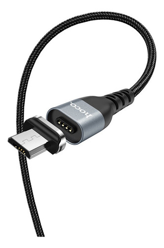 Cable Magnetico Usb A Micro Usb V8 1.2m Hoco U96 Negro