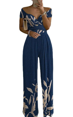 Jersey Elegant Palazzo Completo Para Gorditas Dama Palazzos