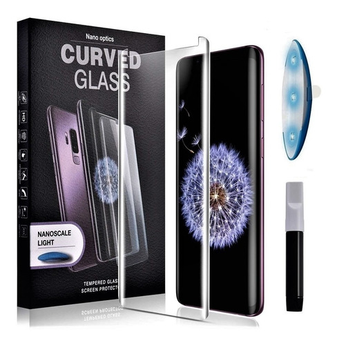 Vidrio Templado Completo Uv Para Samsung S9 S9 Plus