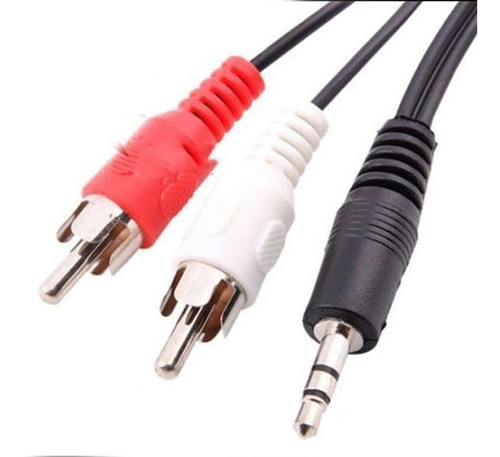 Cable De Audio 3.5 A 2 Rca De 1,5 Mts. Factura/boleta