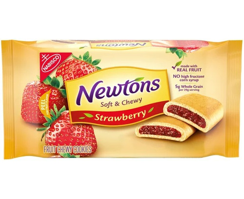 Galletas Newtons Soft & Fruit Chewy Sabor Fresa