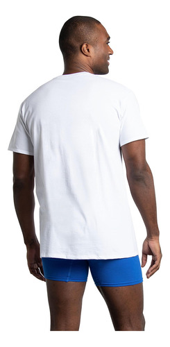 Camiseta De Algodón Para Hombre, Corte Cómodo Y Ajustado