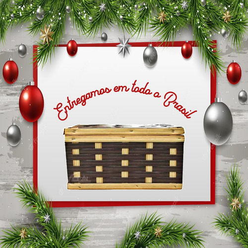 Cesta De Natal Premium Hanover Com 32 Itens - Natal 2024
