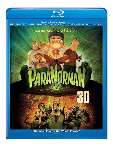 Paranorman 3d Tapa Lenticular - Bluray - O