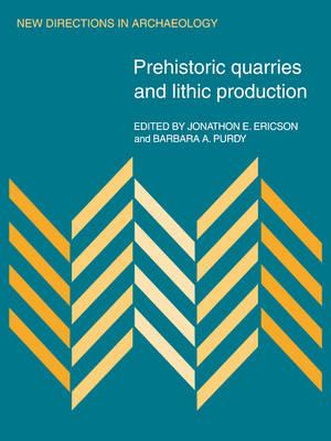 Libro Prehistoric Quarries And Lithic Production - Jonath...