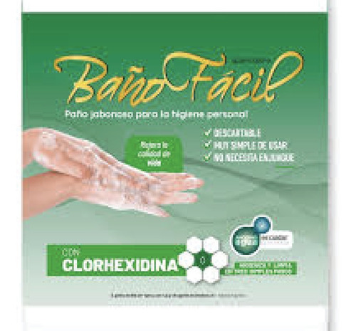 Baño Fácil. Con Clorhexidina Pack X 5 Uds.