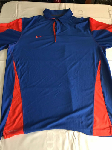 Amf44 Chemise Nike Tela Dry Fit Color Azul