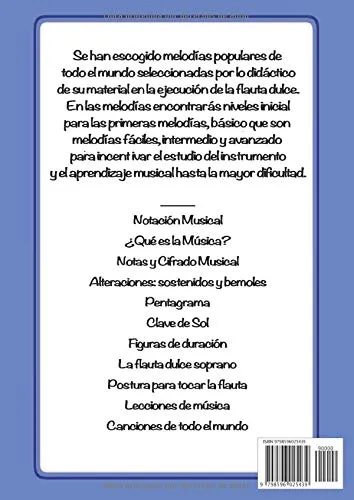 Metodo De Flauta Dulce: +100 Canciones, De Inicial Hasta Ava